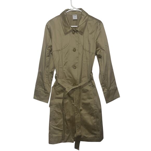Old Navy Jackets & Blazers - Y2K Old Navy Tan Trench Coat Women’s XL Belt